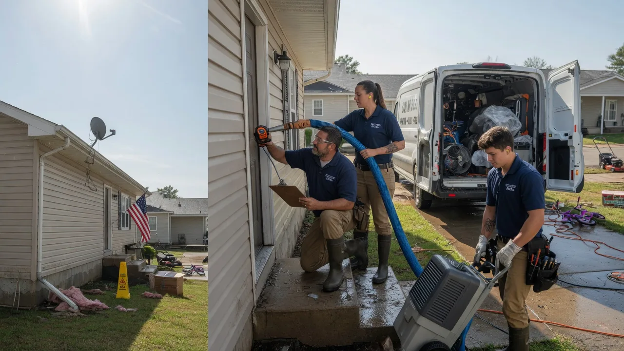 Ceiling Water Damage Restoration in De Smet, SD near me